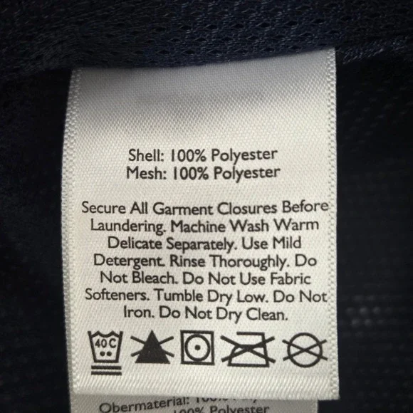 Eddie Bauer WeatherEdge Rain Jacket Womens XL Blue Hooded Full Zip Outdoor Coat - Picture 5 of 12